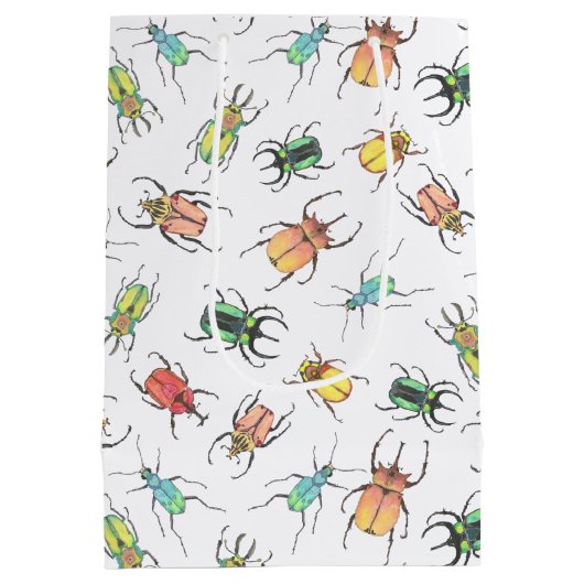 Liefde Waterverf Beetles met hart Medium Cadeauzakje (Achterkant)