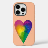 "LIEFDE" Waterverf Hart Case-Mate iPhone Case (Achterkant)