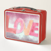 Liefde:Waterverf Lunch Box (Voorkant)