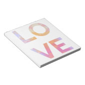 Liefde, Waterverf Notitieblok (Schuin)