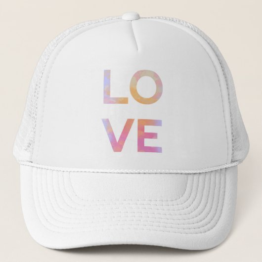 Liefde, Waterverf Trucker Pet (Voorkant)