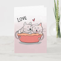 Liefde Waterverf Valentijnskaart Dutch Treat