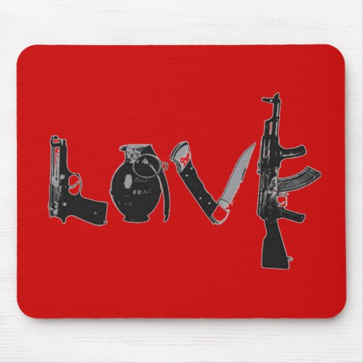 Liefde Weapons Muismat (Voorkant)