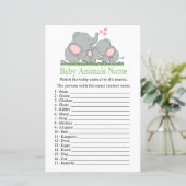 Liefde Weesjes Naam Baby Dieren Game (Staand voorkant)