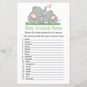 Liefde Weesjes Naam Baby Dieren Game (Voorkant)