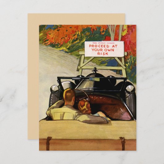  liefde, weg dicht bij je eigen risico (Voorkant / Achterkant)