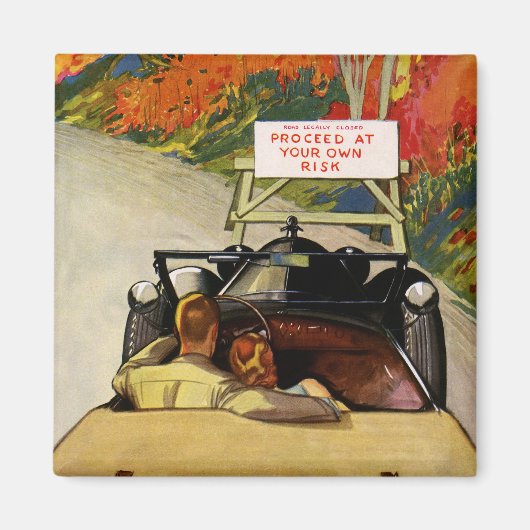  liefde, weg dicht bij je eigen risico magneet (Voorkant)