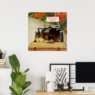  liefde, weg dicht bij je eigen risico poster