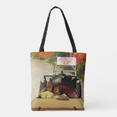  liefde, weg dicht bij je eigen risico tote bag (Achterkant)