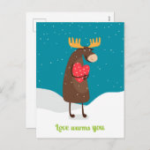 Liefde wekt je feestdagenkaart (Voorkant / Achterkant)