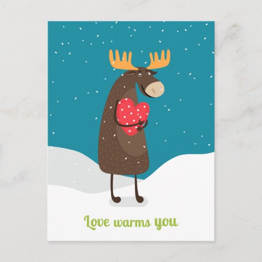 Liefde wekt je feestdagenkaart (Voorkant)