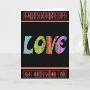 Liefde Wenskaart Feestdagen Kaart