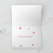 Liefde Wenskaart Kaart (Binnen)