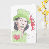 Liefde-wenskaart Kaart (Gele Bloem)