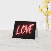 Liefde Wenskaart Kaart (Gele Bloem)