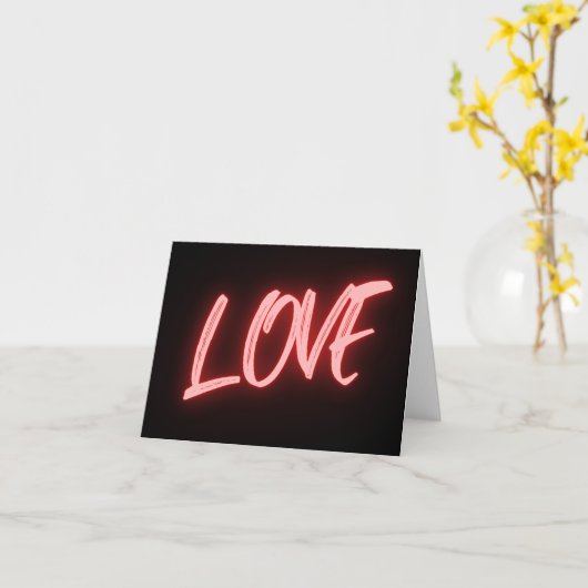 Liefde Wenskaart Kaart (Gele Bloem)