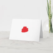 Liefde Wenskaart | Minimaal Romantisch Hart Kaart (Voorkant)