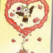 Liefde wenskaart van Nicole Janes Feestdagen Kaart