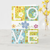 Liefde Wenskaarten Kaart (Gele Bloem)