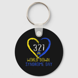 Liefde Wereld Downsyndroom Bewustzijnsdag Liefde  Sleutelhanger