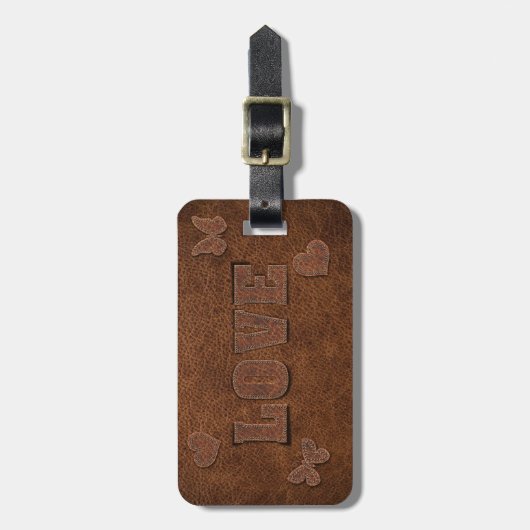 Liefde Westerne Stijl Bagagelabel (Voorkant verticaal)