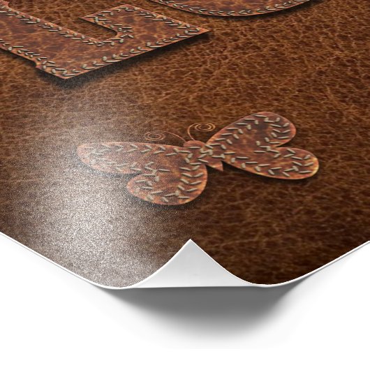 Liefde Westerne Stijl Foto Afdruk (Hoek)