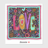 Liefde Whimsical Trendy Valentijn Inspirivity Sticker (Vel)