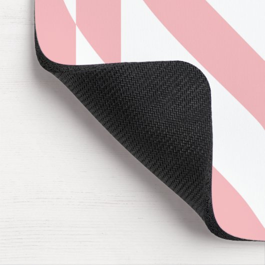 Liefde White op roze Muismat (Hoek)