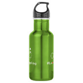Liefde wielrenslogan wielrenster waterfles  (Voorkant)