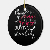 Liefde wijnstokpaardjes en -schoenen keramisch ornament (Links)