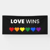 Liefde wins - LGBT Pride Banner - LGBT Party (Horizontaal)