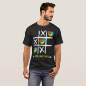 Liefde wint altijd autisme t-shirt (Voorkant volledig)