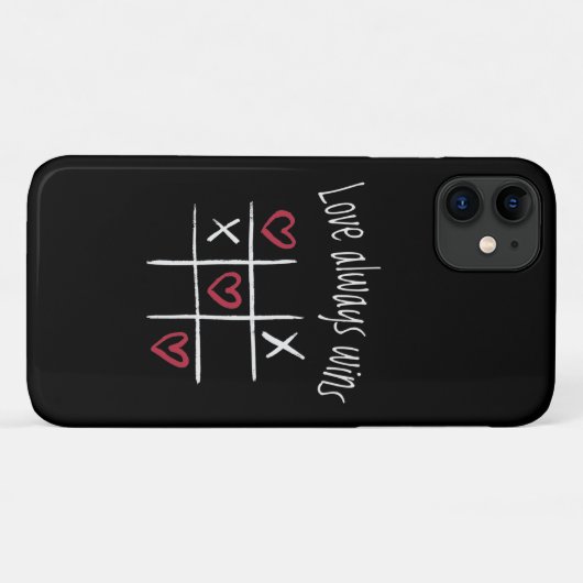 Liefde wint altijd Case-Mate iPhone case (Achterkant (horizontaal))