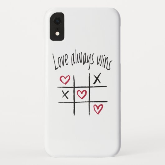 Liefde wint altijd Case-Mate iPhone case (Achterkant)