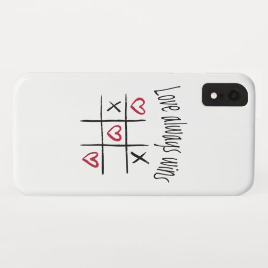 Liefde wint altijd Case-Mate iPhone case (Achterkant (horizontaal))
