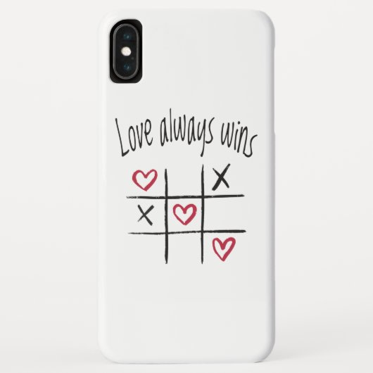 Liefde wint altijd Case-Mate iPhone case (Achterkant)