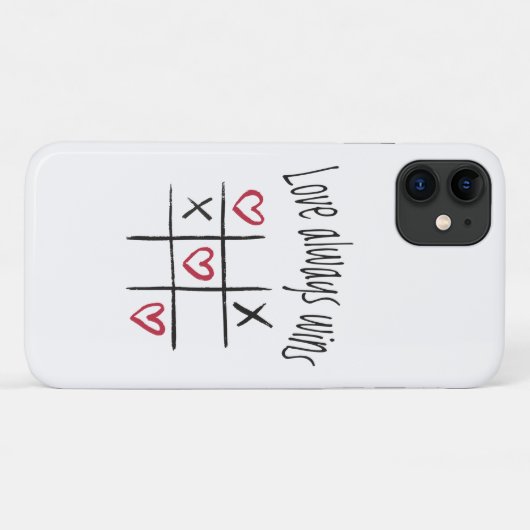 Liefde wint altijd Case-Mate iPhone case (Achterkant (horizontaal))