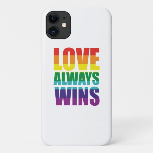Liefde wint altijd Case-Mate iPhone case (Achterkant)