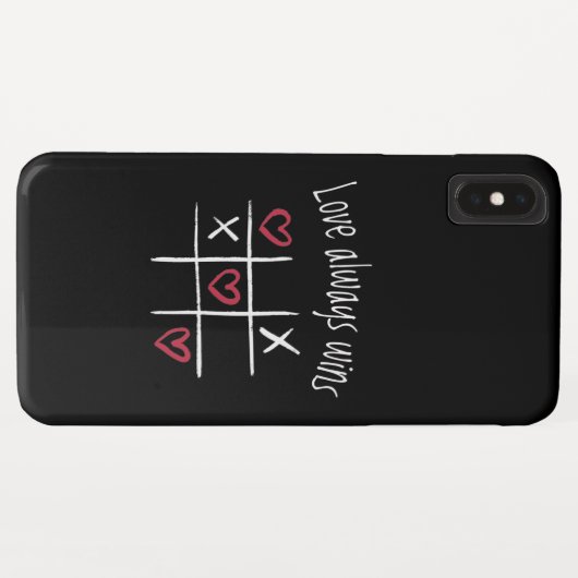 Liefde wint altijd Case-Mate iPhone case (Achterkant (horizontaal))