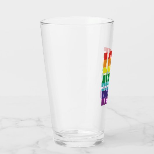 Liefde wint altijd glas (Rechts)