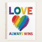 Liefde wint altijd LGBT Planner (Voorkant)