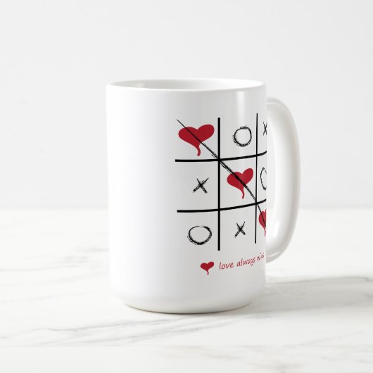 Liefde wint altijd Mok (Voorkant rechts)