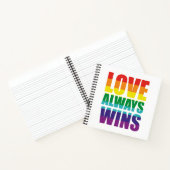 Liefde wint altijd notitieboek (Binnen)