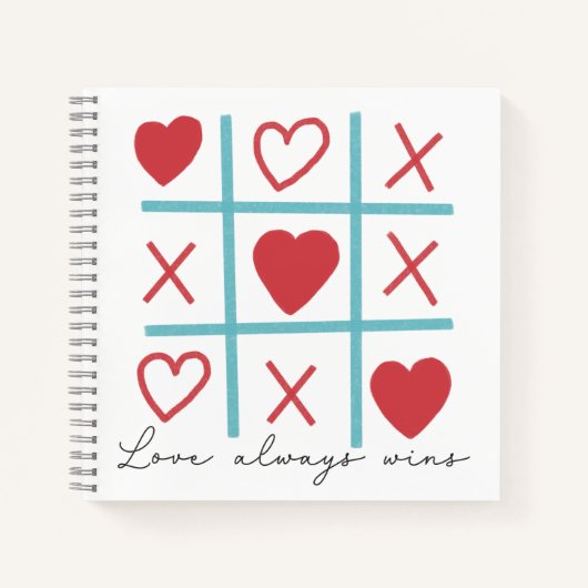 Liefde wint altijd notitieboek (Voorkant)