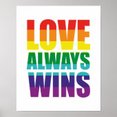 Liefde wint altijd poster (Voorkant)