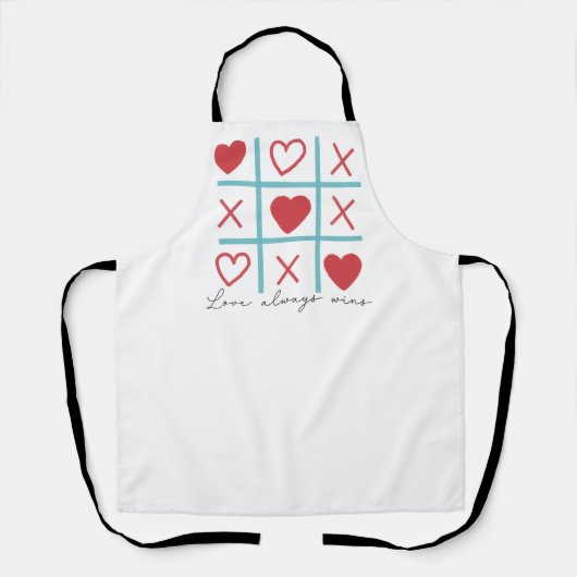 Liefde wint altijd schort (Voorkant)
