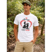 Liefde wint altijd Unisex Bella Canvas T-shirt