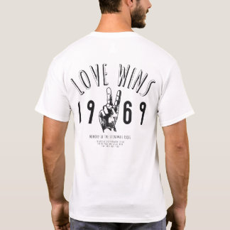 Liefde wint Este. 1969, LGBTQ en homoseksuele bond T-shirt