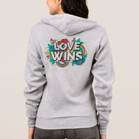 Liefde Wint Hoodie (Achterkant)