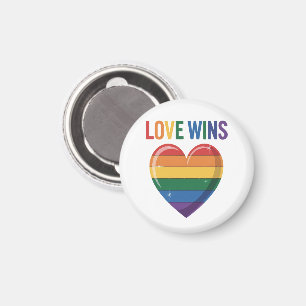 Liefde Wint LGBT Gay Pride Gelijkheid Magneet